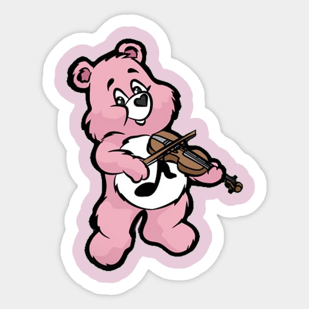 Fiddle Bear Sticker by BetterT